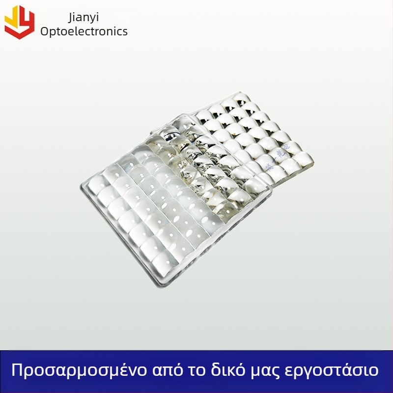Απεικονιστική φακός με συνδυασμένο μάτι, φωτοηλεκτρονικός μικροπίνακας φακών, LED φακός για φωτισμό σκηνής — διάταξη μετάδοσης με καθρέφτη και ομογενοποιητικό μεγάλο φακό