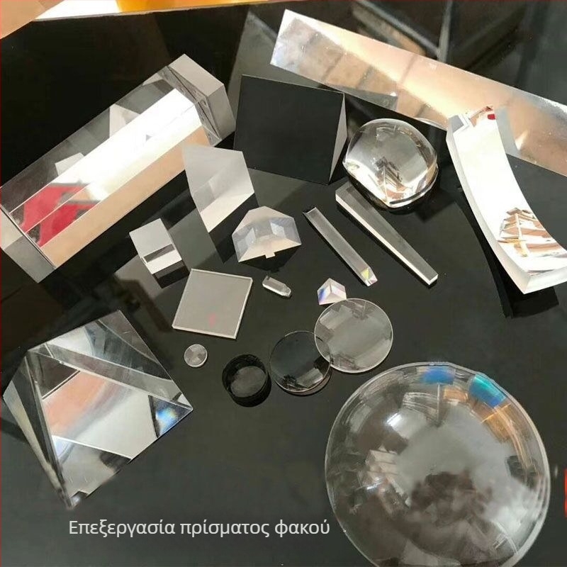 Σετ οπτικών γυαλιών φακών: κοίλοι και κυρτοί φακοί, μεγεθυντικός φακός, φακός λέιζερ, παραμετροποίηση