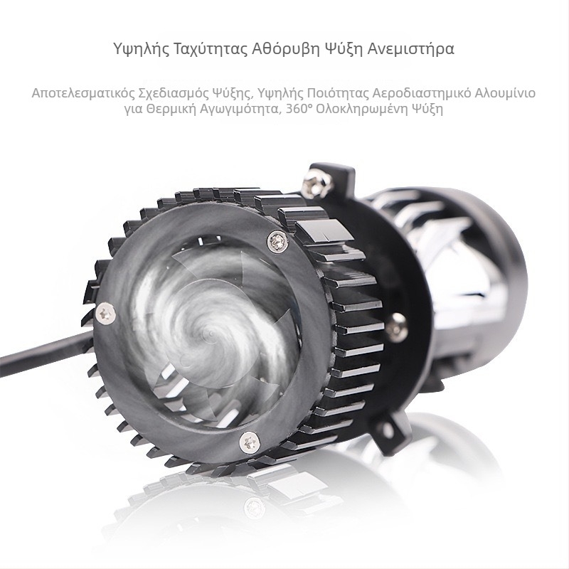 Y3 LED προβολείς αυτοκινήτου H4 με φακό Bi-Xenon, ενσωματωμένος υψηλός και χαμηλός φωτισμός