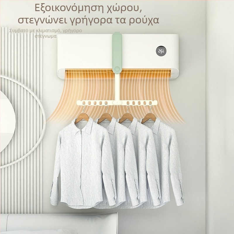 Αναδιπλώμενο κλιπ ρούχων και κρεμάστρα — δημιουργικό κλιπ για ρούχα, φορητή απλώστρα ταξιδιών