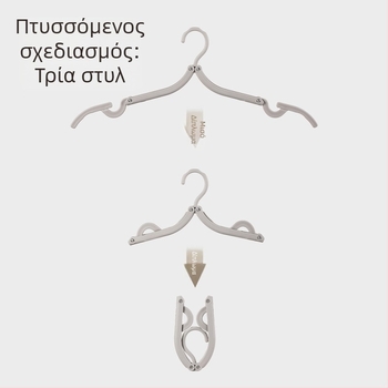 Πτυσσόμενη κρεμάστρα ρούχων για ταξίδια, φορητή σχάρα στέγνωσης για ξενοδοχεία, πολυλειτουργική σχάρα στέγνωσης ρούχων