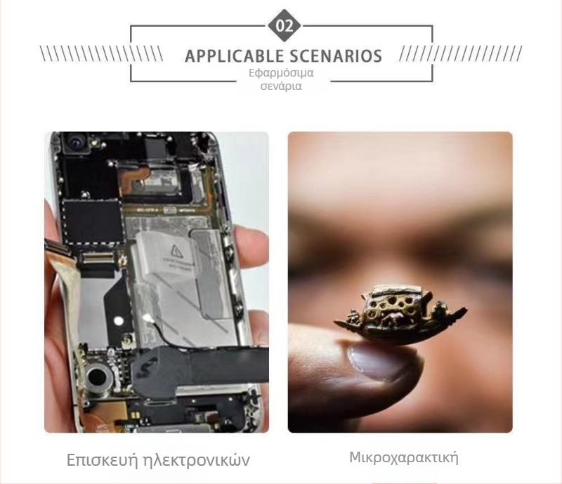 LED φωτιζόμενος μεγεθυντικός φακός με παροχή ρεύματος και βάση-στήριγμα, τύπος κράμπας, πολυλειτουργικό επιτραπέζιο εργαλείο συγκόλλησης για επισκευές κινητών