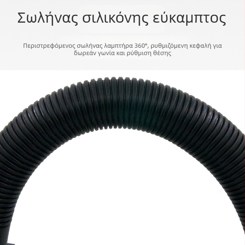 Επιτραπέζιο φως με μεγεθυντικό φακό και LED, μεγέθυνση 5x και 10x, κατάλληλο για επισκευές ρολογιών και κινητών τηλεφώνων, συγκόλληση, ανάγνωση και φωτισμό ομορφιάς.