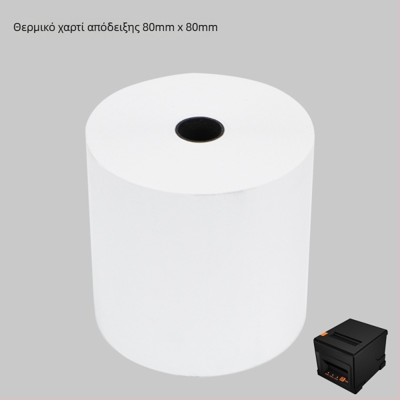 Θερμικό χαρτί ετικετών για εκτύπωση 40×30 mm, 200 φύλλα, ετικέτα με τρεις προστασίες