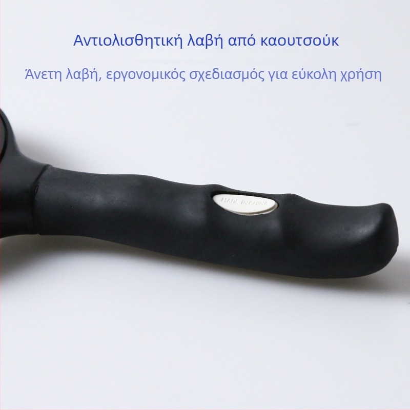 Μεγεθυντικός φακός με λαβή από καουτσούκ για ανάγνωση ηλικιωμένων και εξερεύνηση αρχαιοτήτων και πολιτιστικών κειμηλίων από παιδιά, 10× μεγέθυνση, διχρωμία λαβής, φορητός μεγεθυντικός φακός 100 mm (80 mm μοντέλο)