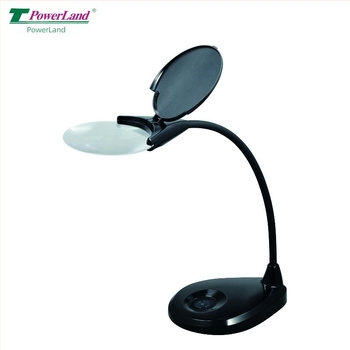 8601m LED μεγεθυντικό λαμπάκι γραφείου, φακός 127 mm, ρυθμιζόμενη ένταση, επαναφορτιζόμενο, διακόπτης αφής