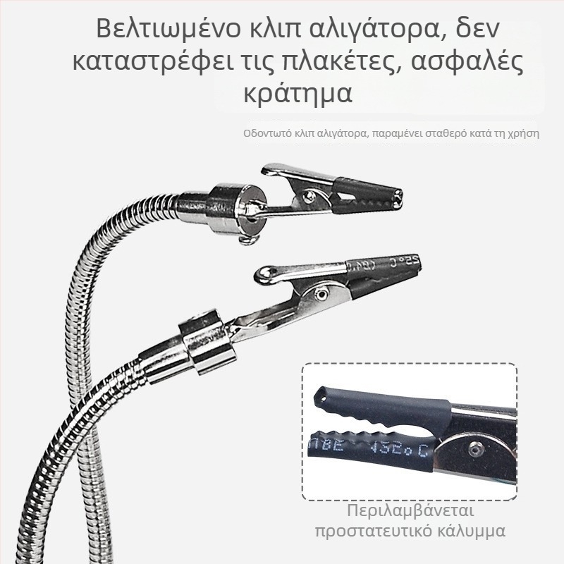 Οικουμενικός σταθμός συγκόλλησης με μεγεθυντικό φακό για επισκευή PCB — σταθερός πάγκος εργασίας