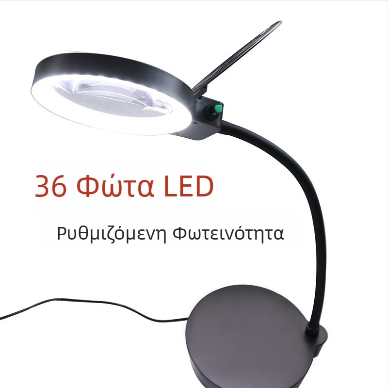 USB επαναφορτιζόμενος επιτραπέζιος μεγεθυντήρας LED για χάραξη και ανάγνωση – εξαιρετικά διαυγής οπτικός φακός