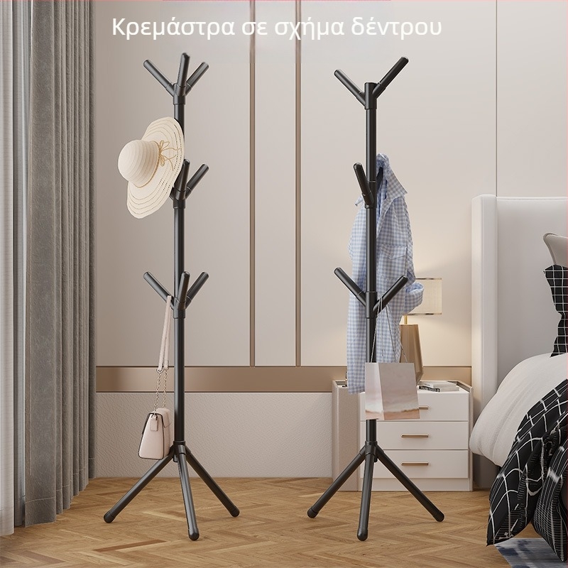 Κρεμάστρα παλτών σε μορφή δέντρου, βάση στο πάτωμα, εύκολη συναρμολόγηση, κατάλληλη για υπνοδωμάτιο και είσοδο