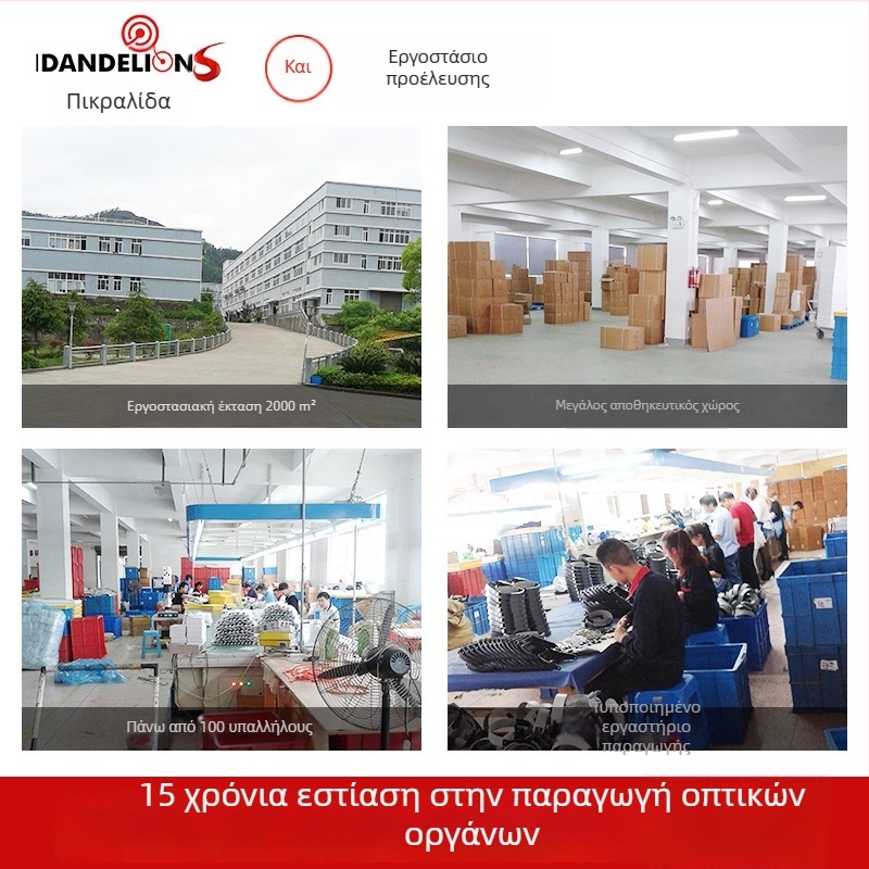 81007-P Κεφαλοφορούμενος ηλεκτρονικός μεγεθυντήρας για επισκευές με LED, ακρυλικός φακός ανάγνωσης