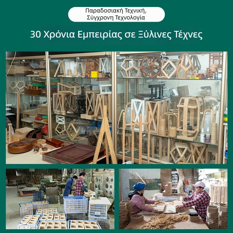 Κουτί χαρτοπετσέτας από συμπαγές ξύλο με αποθήκευση τηλεχειριστηρίου και επιτραπέζιο οργανωτή