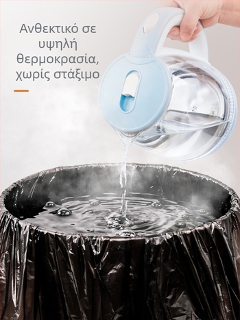KI9S Οικιακές σακούλες σκουπιδιών 60x60, μεγάλες, πολύχρωμες, παχύτερες, για κουζίνα