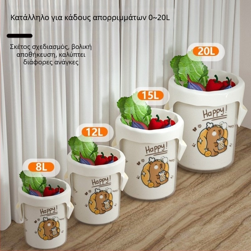 Capybara γιλέκο μιας χρήσης σακούλες απορριμμάτων για οικιακή χρήση, PE υλικό