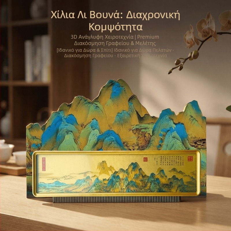 Διακοσμητικός πίνακας τοπίου για γραφείο και επιφάνειες εργασίας, πίνακας τοίχου για σαλόνι