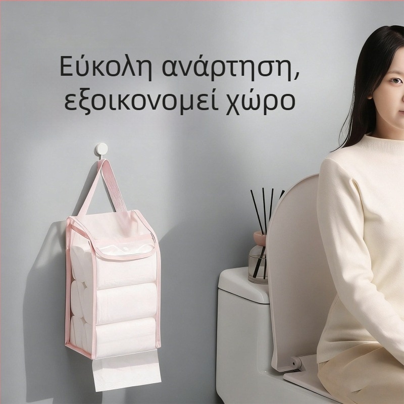 Επιτοίχια διαφανής θήκη για χαρτί – κουτί χαρτιού οικιακής χρήσης, αδιάβροχο και ανθεκτικό στην υγρασία