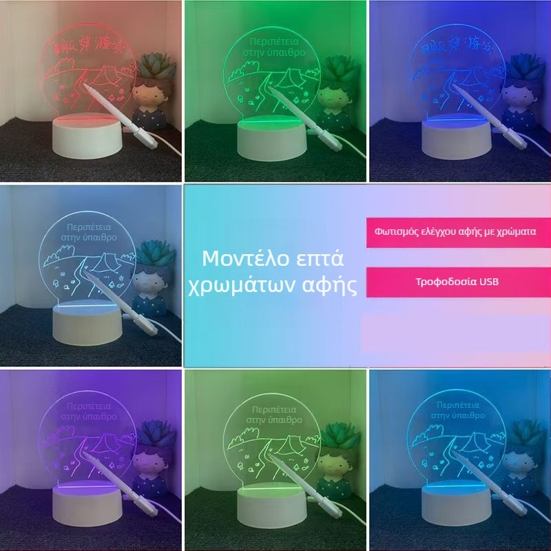 Πίνακας γραφής με οπίσθιο φωτισμό