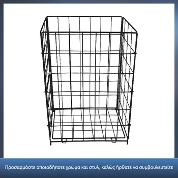 Κάδος πλυντηρίου από συγκολλημένο μεταλλικό σύρμα, μοντέρνος μινιμαλιστικός σχεδιασμός οικιακής αποθήκευσης, μοντέλο ZL-106