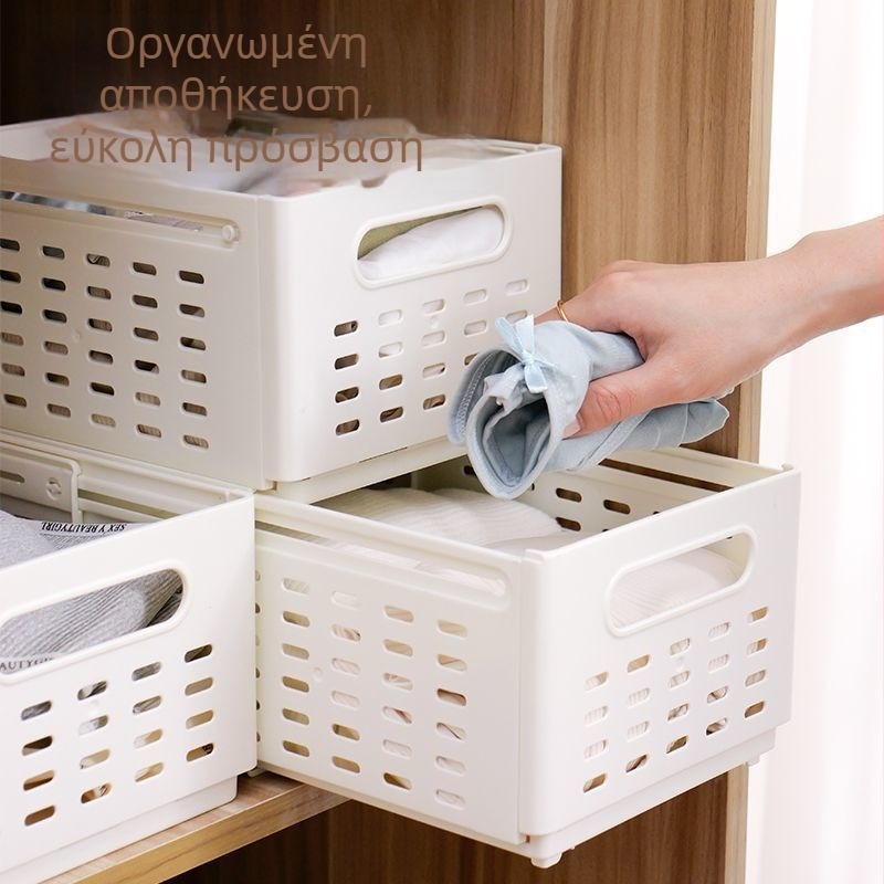 Επεκτάσιμο κουτί αποθήκευσης ντουλαπιού με συρτάρι οργάνωσης γραφείου για σνακ, βιβλία, καλλυντικά και άλλα αντικείμενα