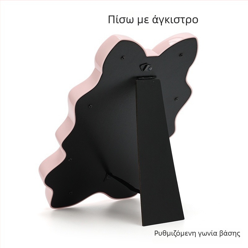 Καθρέφτης μακιγιάζ με φιόγκο, μονοπλευρός, 20,7 × 27 cm