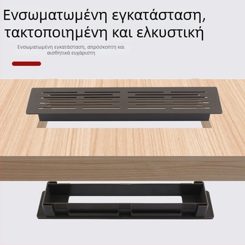 Διαπνοή πλέγμα από κράμα αλουμινίου για ντουλάπες και ντουλάπια παπουτσιών, εξαερισμός με 18 και 22 πάνελ, διακοσμητικό κάλυμμα διάχυσης θερμότητας