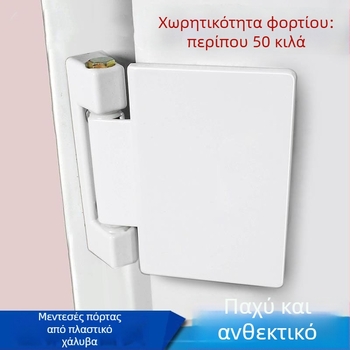 Κλασικοί μεντεσέδες πόρτας από πλαστικό-χάλυβα, εσωτερικές και εξωτερικές πόρτες και παράθυρα με επίπεδο άνοιγμα, φορείς φορτίου, με μεγάλη πλάκα