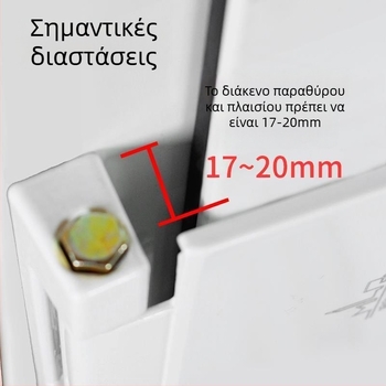 Κλασικοί μεντεσέδες πόρτας από πλαστικό-χάλυβα, εσωτερικές και εξωτερικές πόρτες και παράθυρα με επίπεδο άνοιγμα, φορείς φορτίου, με μεγάλη πλάκα