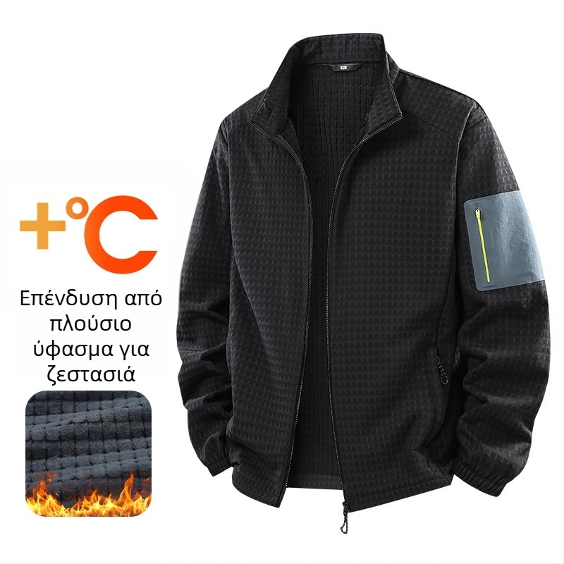 Bird Edition soft shell μπουφάν φθινοπωρο-χειμώνα με φλίς επένδυση, για άνδρες και γυναίκες, σε στυλ ζευγαριού, με σταθερό γιακά, παχύτερο για ζεστασιά