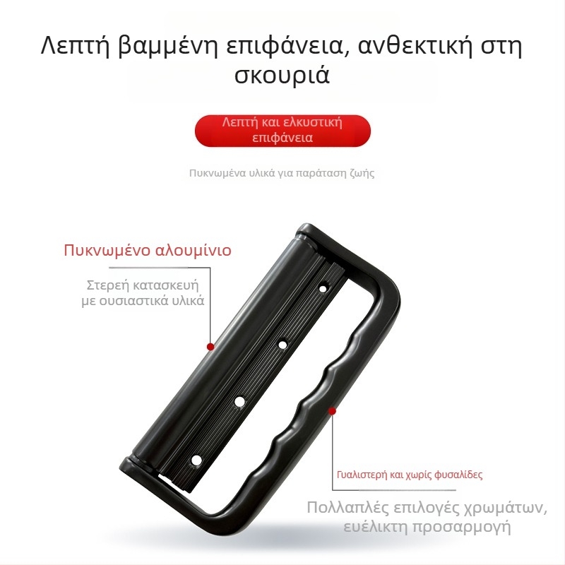 Guangbo Σύστημα εξαρτημάτων για πόρτες και παράθυρα με πτυσσόμενο μηχανισμό — αλουμίνιο, κρυφή ράγα, πτυσσόμενοι μεντεσέδες, μαύρη λαβή