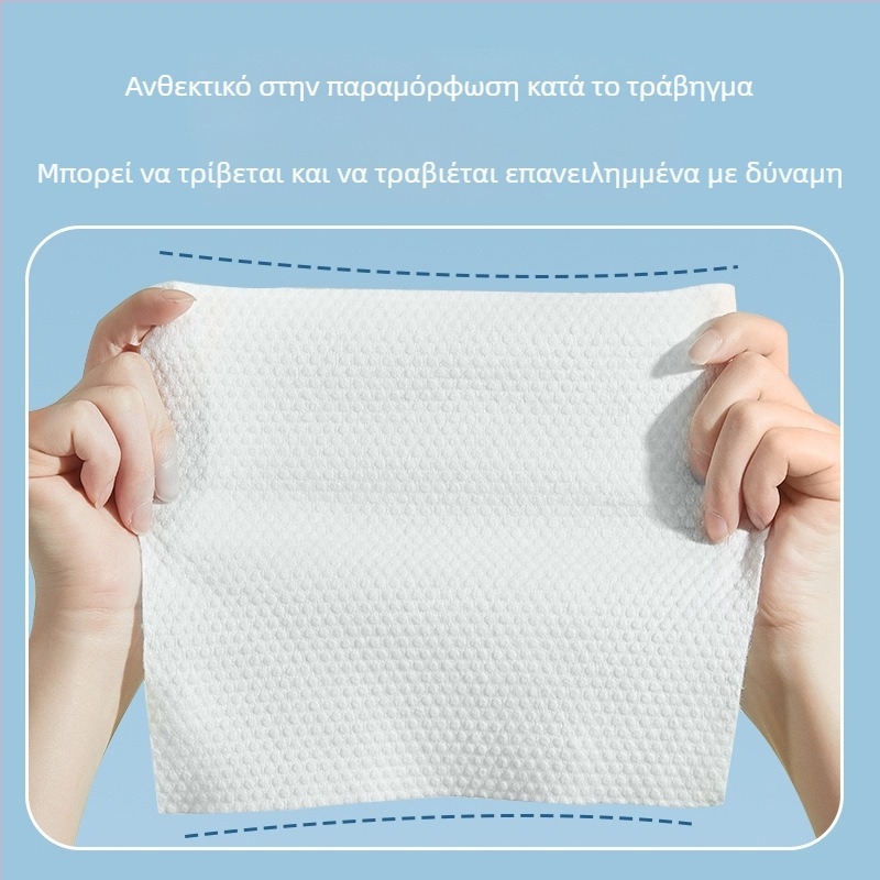 Μίας χρήσης πανάκια κουζίνας για απομάκρυνση λαδιού, μη υφαντό ύφασμα, σχέδιο κρεμάσματος με τραβήξιμο από το κάτω μέρος, οικογενειακή συσκευασία