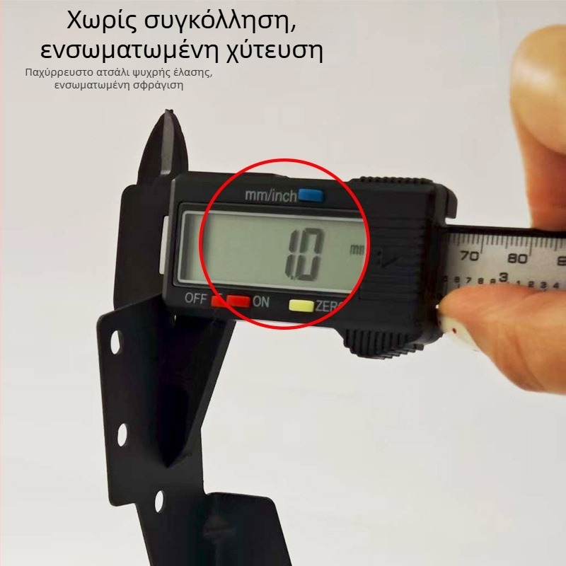 Βαρύς τριγωνικός στηριγμός ντουλάπας με κλιπ – μεταλλικά εξαρτήματα σύνδεσης