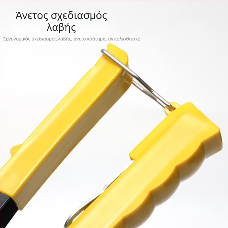 Μονοχειρήνο χειροκίνητο πιστόλι ριβών για εγκατάσταση οροφών, ριβέ 2,4–4,8 mm, για πόρτες και παράθυρα