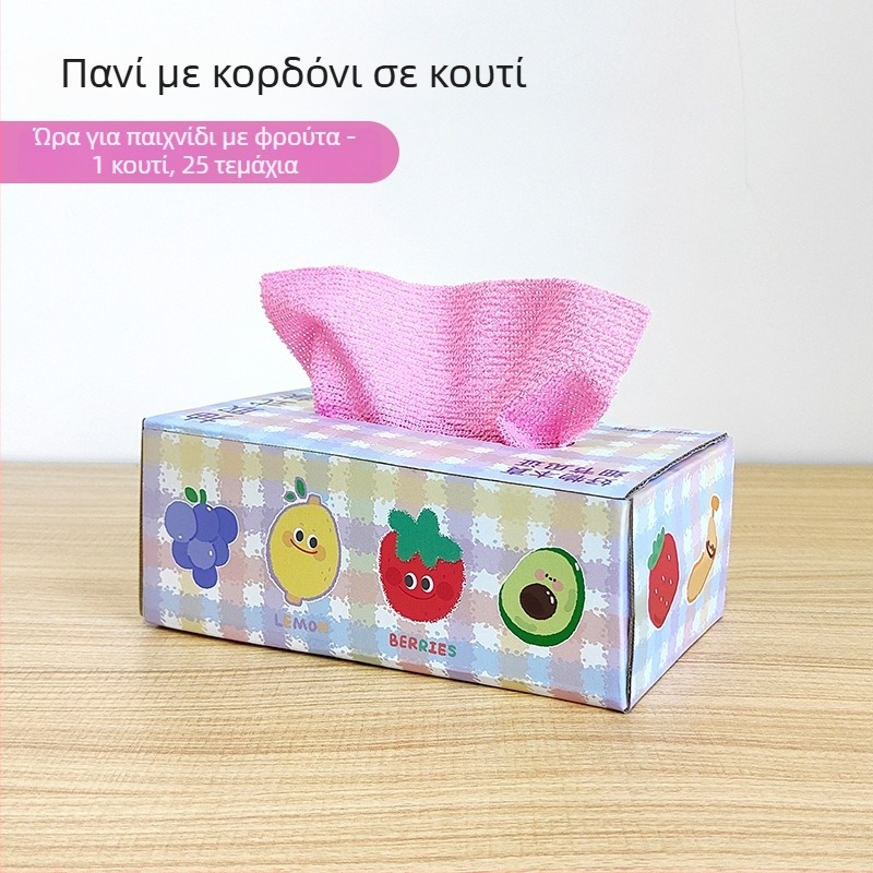Μικροϊνες πανάκια βρεγμένα/ξηρά για καθάρισμα, σε κουτί, για κουζίνα και σπίτι, μιας χρήσης