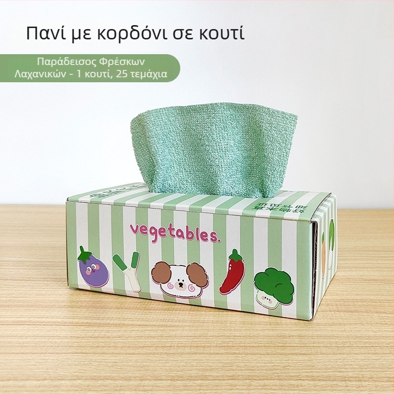 Μικροϊνες πανάκια βρεγμένα/ξηρά για καθάρισμα, σε κουτί, για κουζίνα και σπίτι, μιας χρήσης