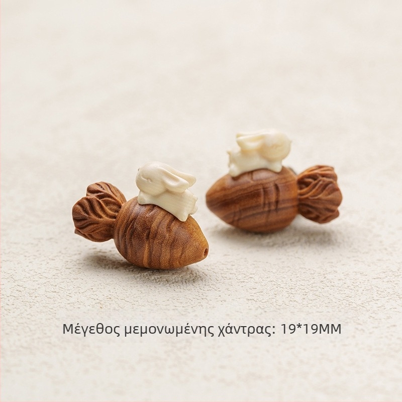 Laoshan σανδαλόξυλο DIY χειροποίητο — μαμούθ-ένθετα στοιχεία για βραχιόλι, Buddha χάντρες και κρεμαστό