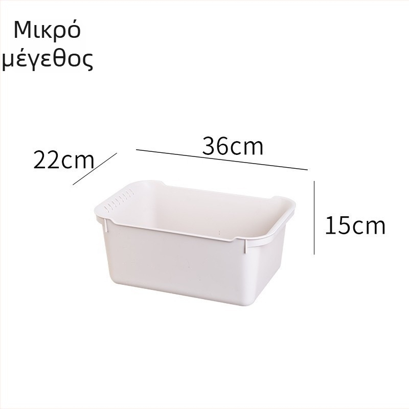 Πλαστική παχιά ορθογώνια λεκάνη πλυσίματος για οικιακή χρήση, μεγάλη χωρητικότητα για πλύσιμο κουζίνας, ρούχων, λαχανικών και μπανάκι μωρού