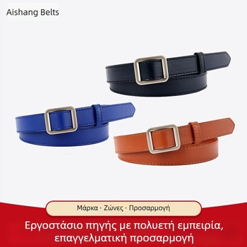 Γυναικεία ζώνη, μινιμαλιστικό ρετρό στυλ, διακοσμητική καθημερινή ζώνη με μοτίβο σύννεφων, λεπτή και ευέλικτη