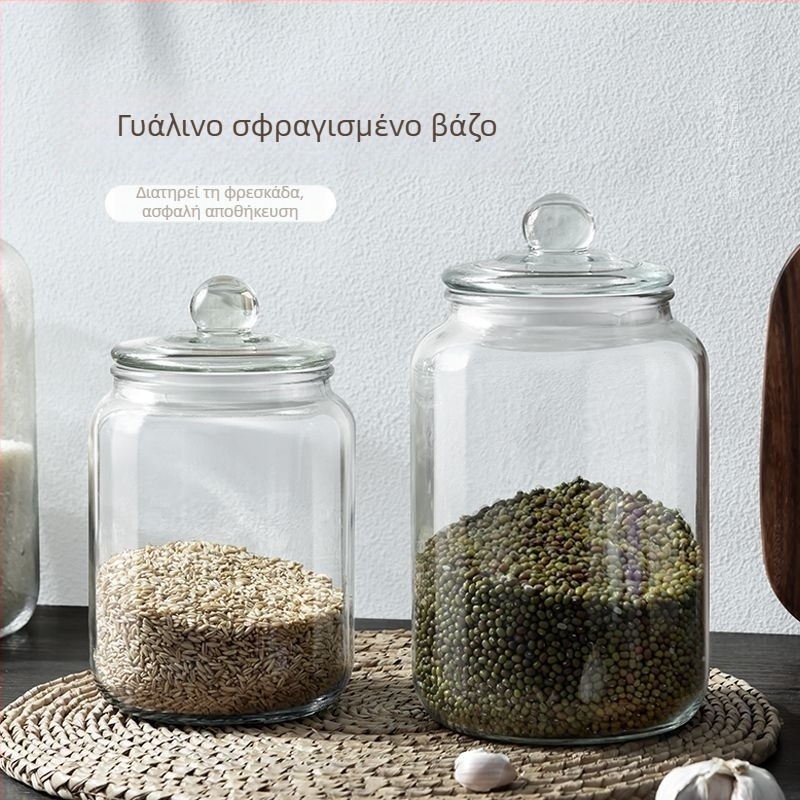 Μεταλλικός κάδος αποθήκευσης τροφίμων, εξαιρετικά μεγάλος, ανθεκτικός στην υγρασία, για κόκκους, ρύζι και αλεύρι