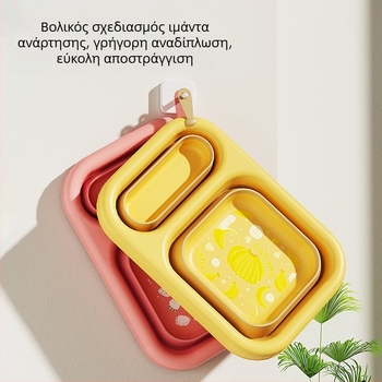 Πτυσσόμενη λεκάνη πλυσίματος για κοιτώνες, φορητή λεκάνη πλυσίματος προσώπου, ταξίδια και πλύσιμο ρούχων