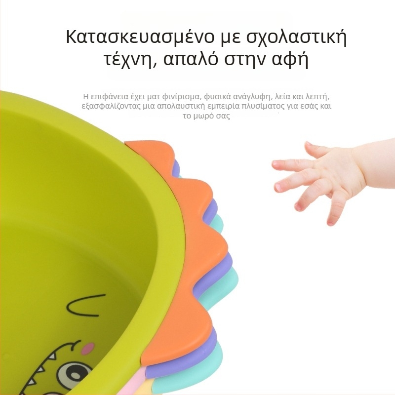 Λεκάνη μπάνιου για νεογνά από PP πλαστικό — χαριτωμένος σχεδιασμός καρτούν