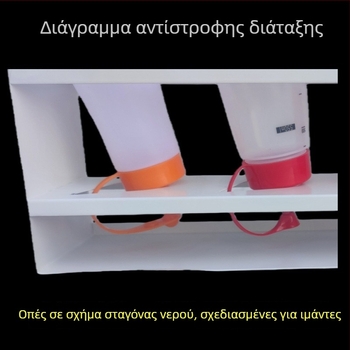 Θήκη μπαχαρικών για τον πάγκο της κουζίνας, αντίστροφο ράφι για μπουκάλια