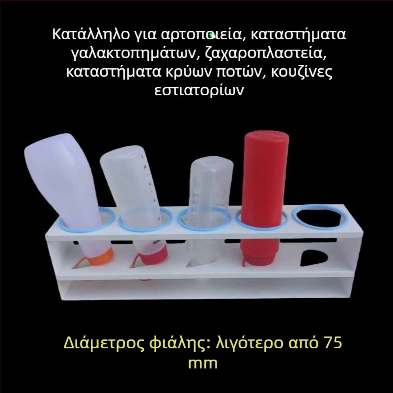 Θήκη μπαχαρικών για τον πάγκο της κουζίνας, αντίστροφο ράφι για μπουκάλια