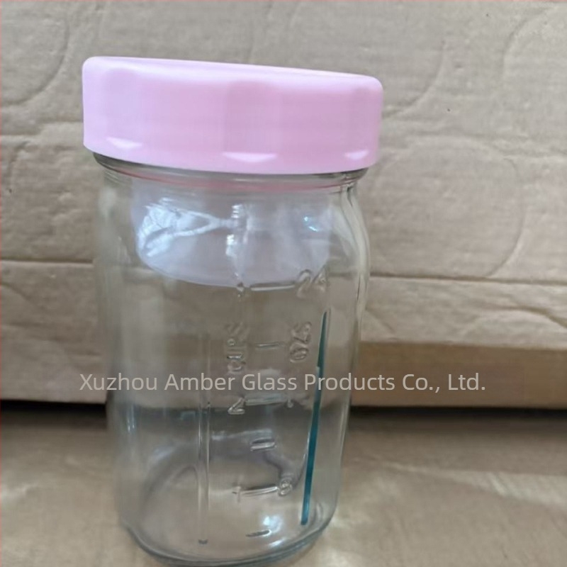 Γυάλινο Mason βάζο με σφραγιζόμενο καπάκι, 32 oz (950 ml), για μαρμελάδα, βρώμη και σαλάτα, κυλινδρικό δοχείο αποθήκευσης