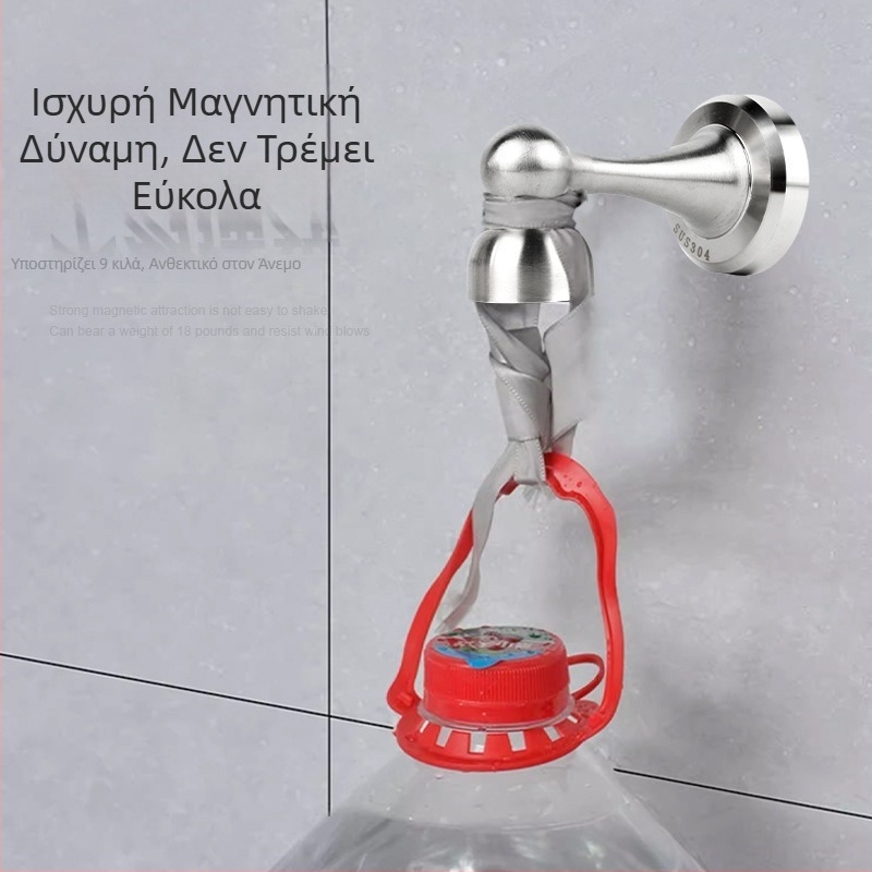 Μαγνητικός σταθεροποιητής πόρτας από ανοξείδωτο χάλυβα 304 για μπάνιο και υπνοδωμάτιο, ανθεκτικός στη διάβρωση, αθόρυβος, τοποθέτηση στο δάπεδο