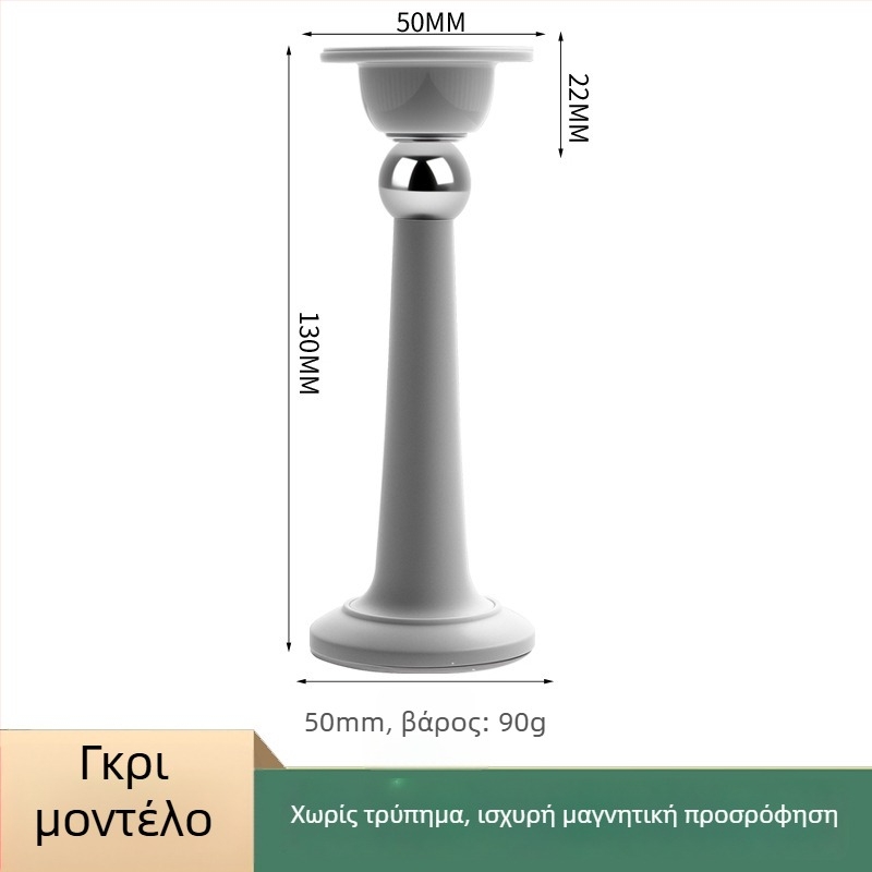 Αποστάτης πόρτας χωρίς διάτρηση, με ισχυρό μαγνήτη, δάπεδο με πρόσφυση για πόρτες μπάνιου, σταθερός σιλικόνης αποστάτης πόρτας