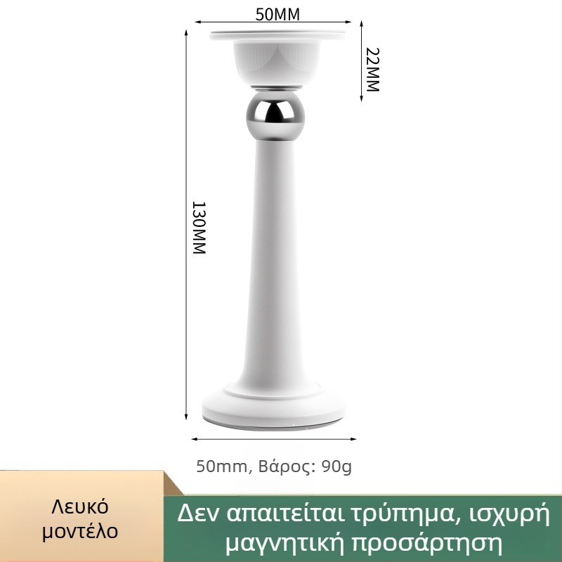 Αποστάτης πόρτας χωρίς διάτρηση, με ισχυρό μαγνήτη, δάπεδο με πρόσφυση για πόρτες μπάνιου, σταθερός σιλικόνης αποστάτης πόρτας