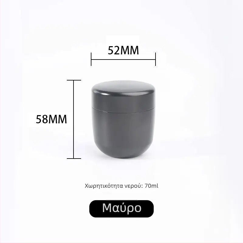 Μικρό δοχείο τσαγιού από κράμα αλουμινίου, φορητό и σφραγισμένο, με χαρακτική