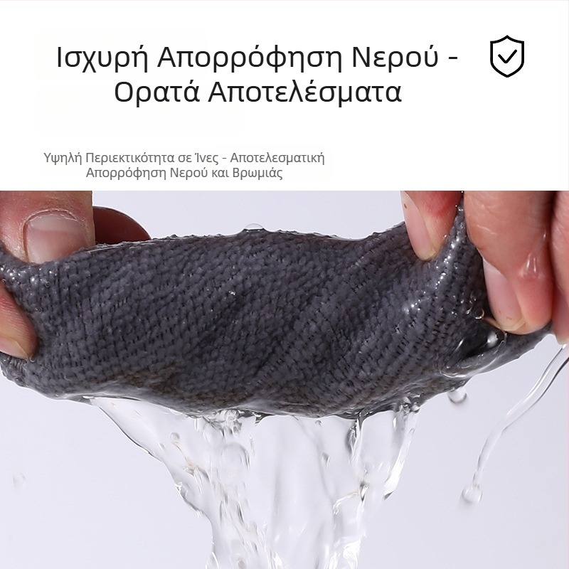 Jinrui Πυκνωμένο πανί καθαρισμού, διπλής χρήσης για στεγνό και βρεγμένο, απορροφά νερό και λίπος, χωρίς χνούδι, για κουζίνα, εύκολο στο σχίσιμο