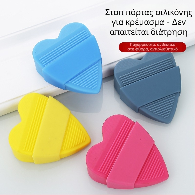Προστατευτής πόρτας από σιλικόνης για ξύλινες πόρτες με αντιολισθητική ταινία και ενσωματωμένη αποθήκευση, πλαστικός οικιακός προστατευτής πόρτας