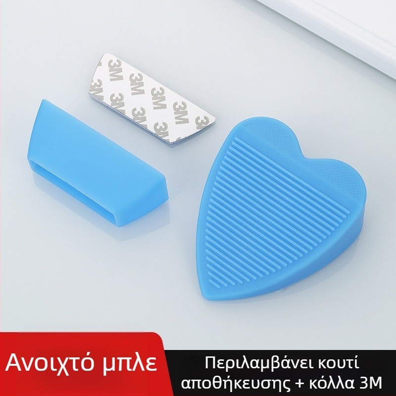 Προστατευτής πόρτας από σιλικόνης για ξύλινες πόρτες με αντιολισθητική ταινία και ενσωματωμένη αποθήκευση, πλαστικός οικιακός προστατευτής πόρτας
