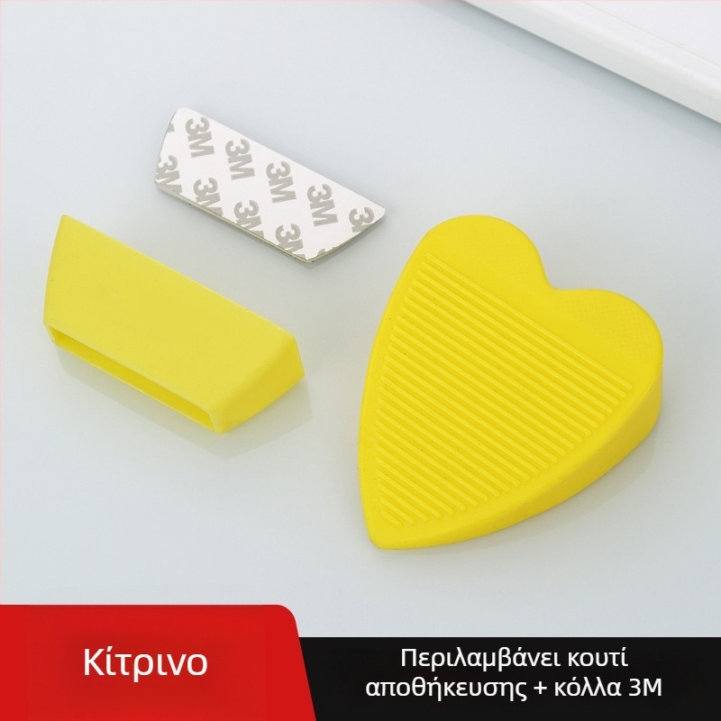 Προστατευτής πόρτας από σιλικόνης για ξύλινες πόρτες με αντιολισθητική ταινία και ενσωματωμένη αποθήκευση, πλαστικός οικιακός προστατευτής πόρτας